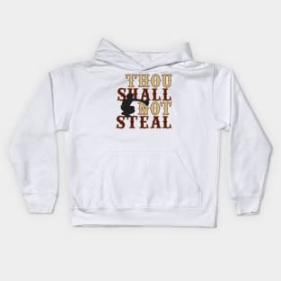 Tommy Thou Shall Not Steal Kids Hoodie